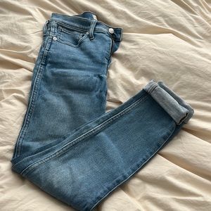 Madewell 10” high rise skinny jeans size 26